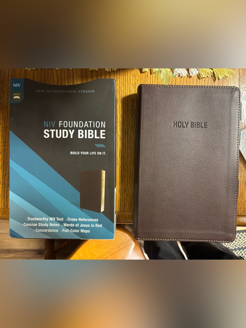 Holy Bible Brown Leather NIV Edition